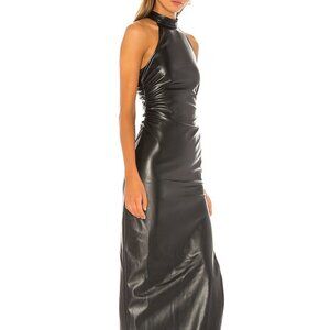 NBD Chloe Dress Vegan Leather Size XS